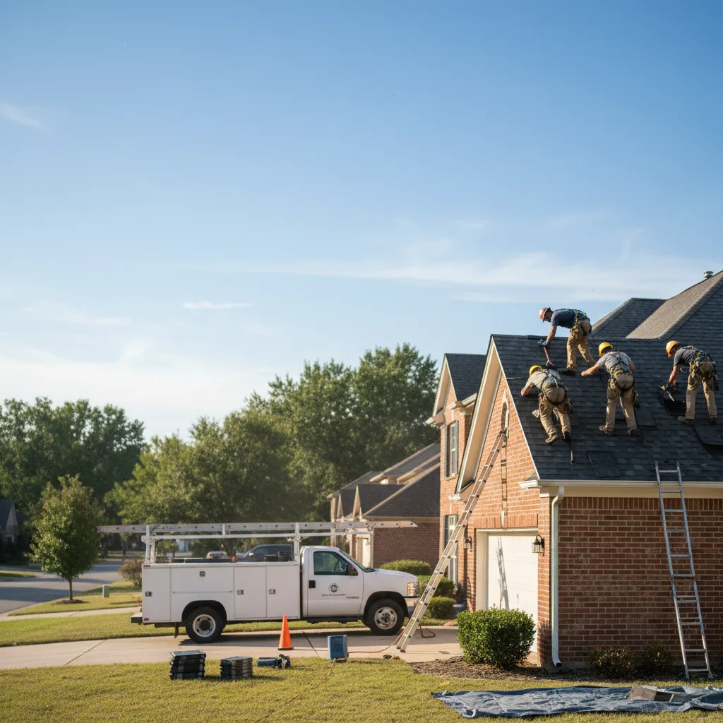 Roof Repair in China Spring